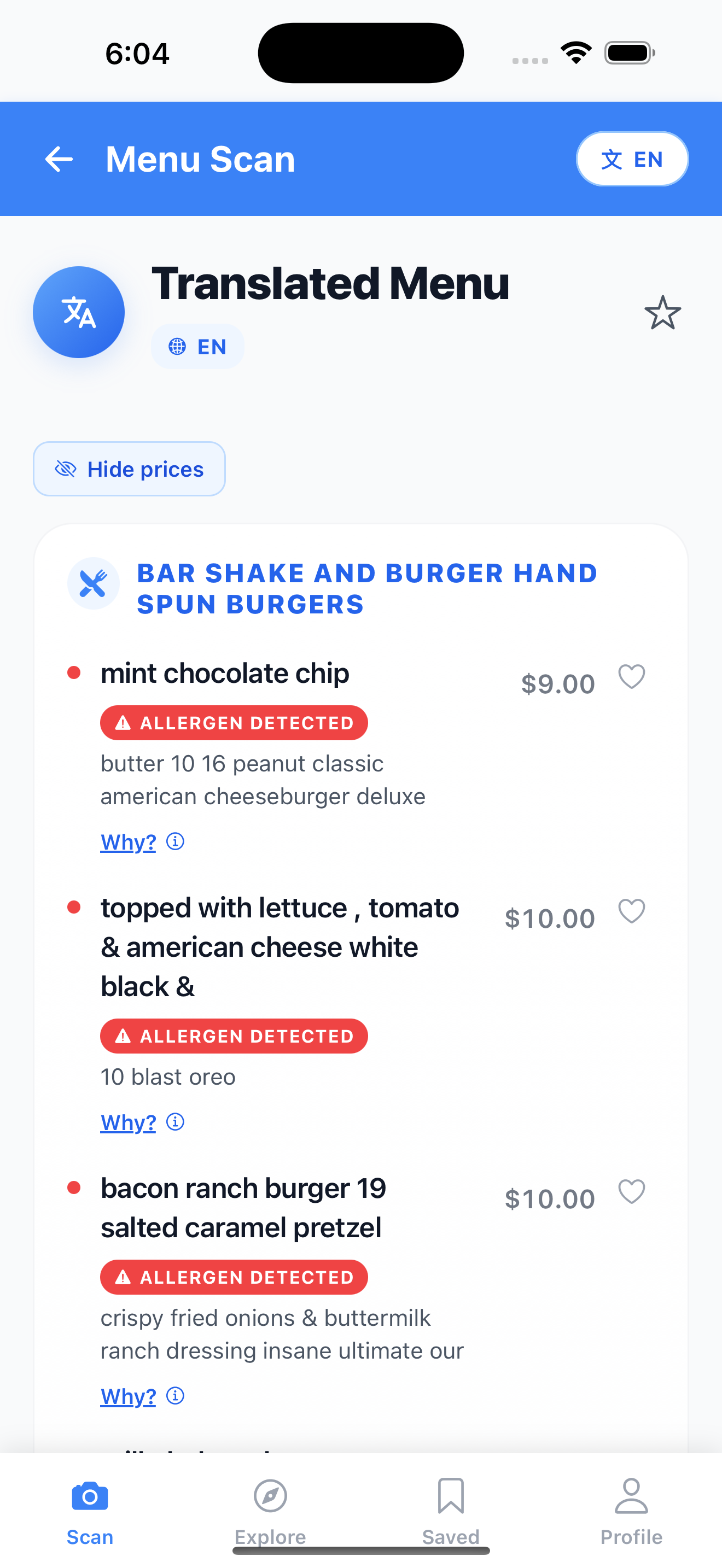 AllerLens screenshot 2
